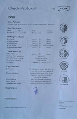 Nova Ion 6 - Check neu