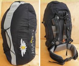 in Rucksack-Funktion - Deuter-Tragesystem (top!)