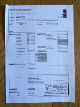 Pr&uuml;fprotokoll