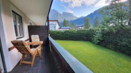 Balkon mit Blick aufs Tennengebirge