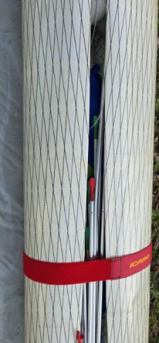 Laminar - 05 Mylarkante vergilbt