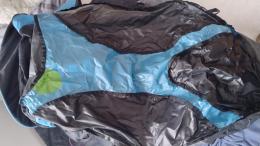 Die Flickstelle (gr&uuml;ner Aufkleber)