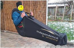 Liegegurtzeug seitlich