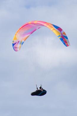 Lynx 2 beim Flug von aussen