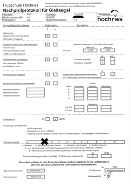 Check protokoll von Sep 2025