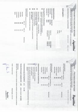 Pr&uuml;fungsnachweis