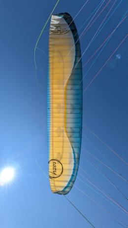 von unten beim Flug