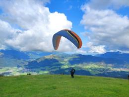 Ozone Delta 4 im Flug